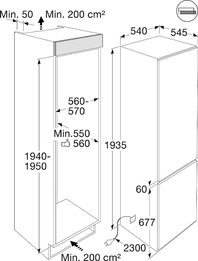 atag-ks37194dn-inbouw-koel-vriescombinatie - Mammafina