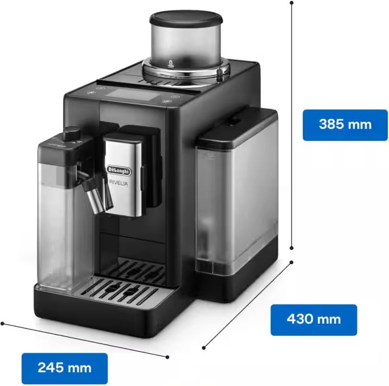 delonghi-exam440.55.b-rivelia-volautomatische-koffiemachine-onyx-black - Mammafina