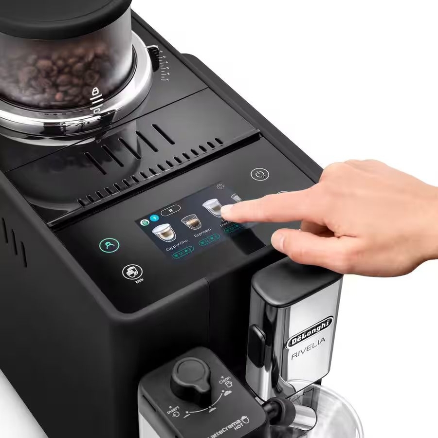 delonghi-exam440.55.b-rivelia-volautomatische-koffiemachine-onyx-black - Mammafina