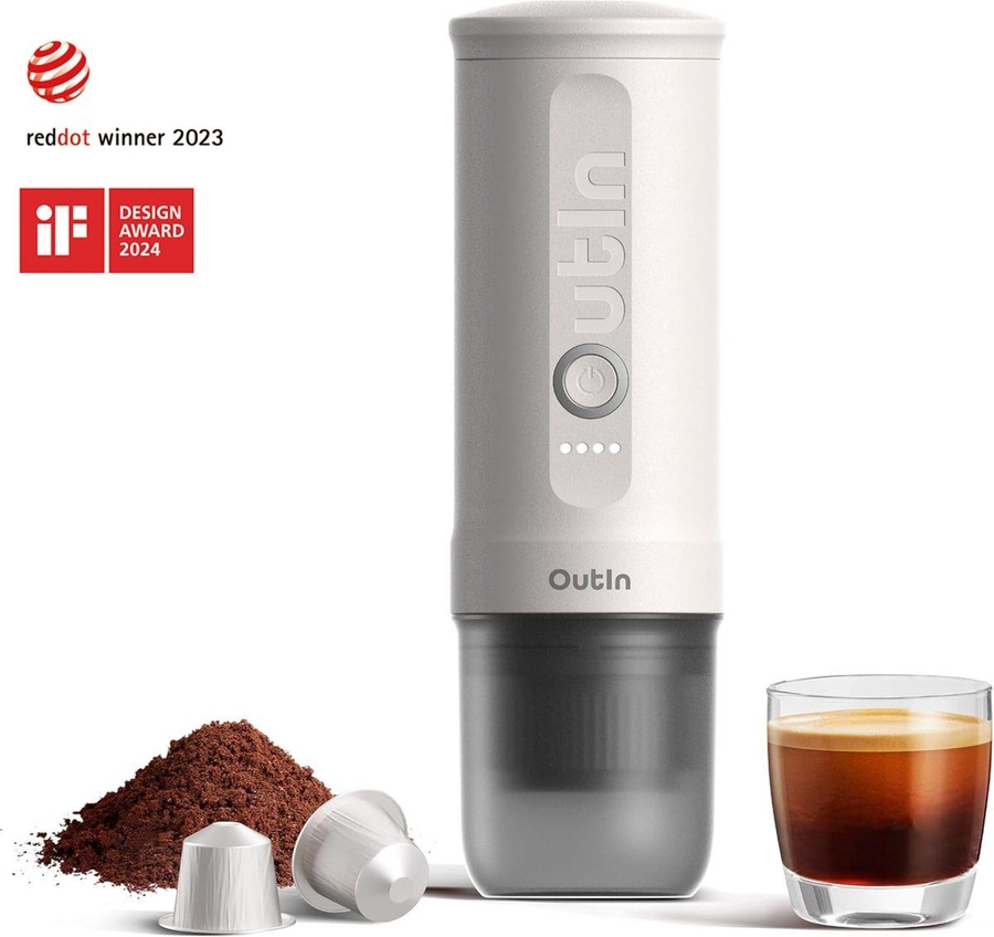 outin-nano-draagbare-espresso-machine-pearl-white - Mammafina