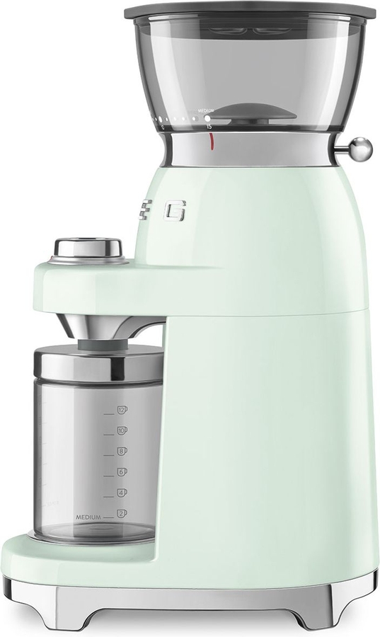 smeg-cgf03pgeu-50s-style-koffiemolen-pastelgroen - Mammafina