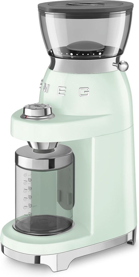 smeg-cgf03pgeu-50s-style-koffiemolen-pastelgroen - Mammafina