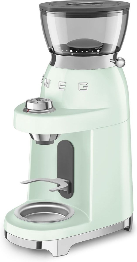 smeg-cgf03pgeu-50s-style-koffiemolen-pastelgroen - Mammafina