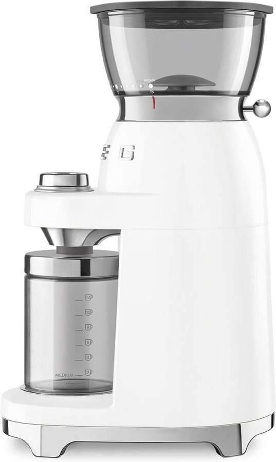 smeg-cgf03wheu-50s-style-koffiemolen-wit - Mammafina