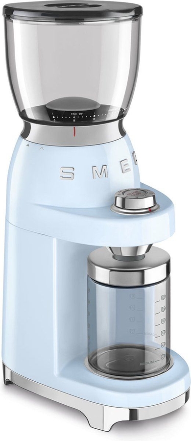 smeg-cgf11pbeu-koffiemolen-50s-style-pastel-blauw - Mammafina