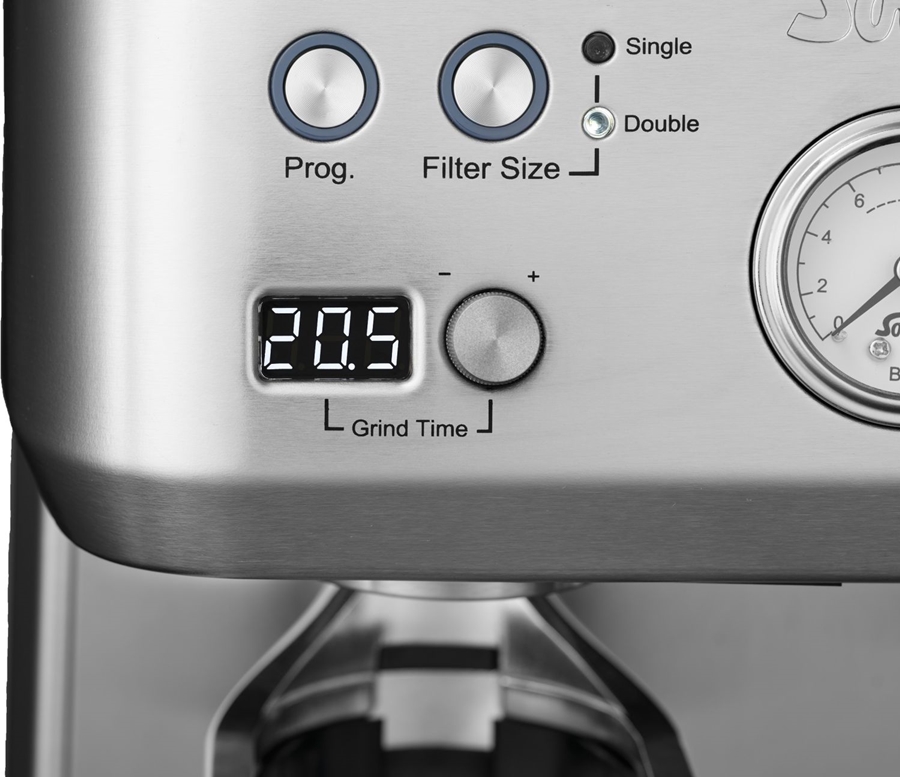 solis-1019-grind-infuse-perfetta-pistonmachine-espressomachine-rvs - Mammafina