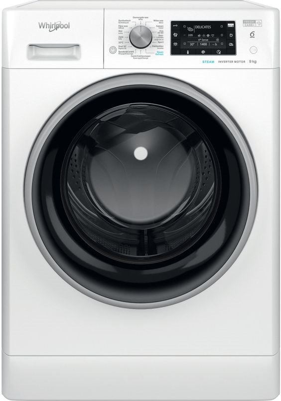 Whirlpool FFD 9489E BSV BE FreshCare+ Steam Wasmachine