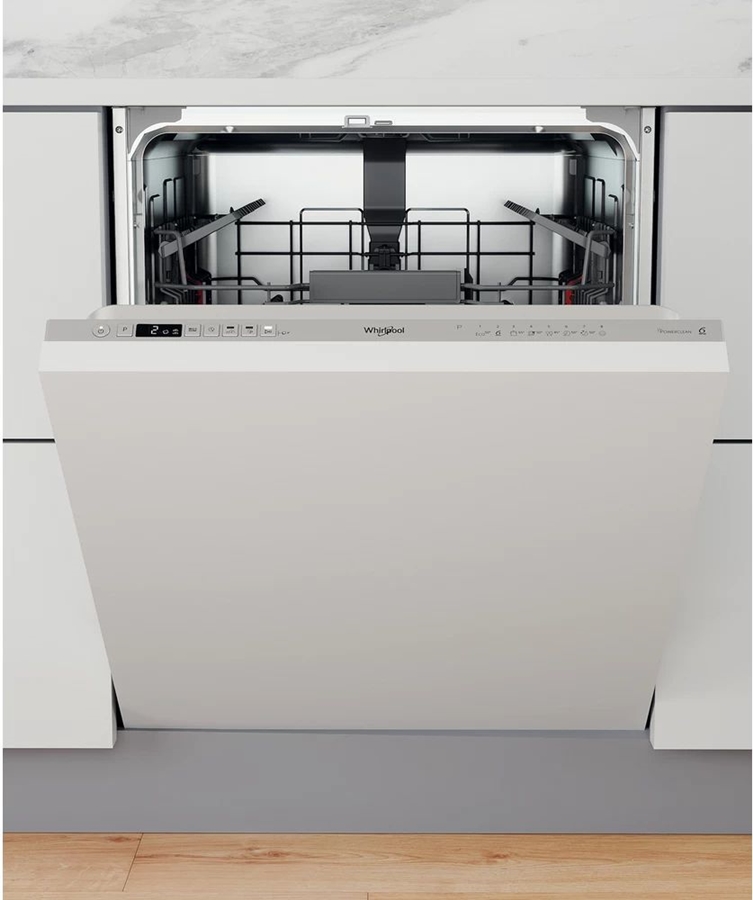 Whirlpool WIC 3C33 PE Geïntegreerde vaatwasser - Zilver